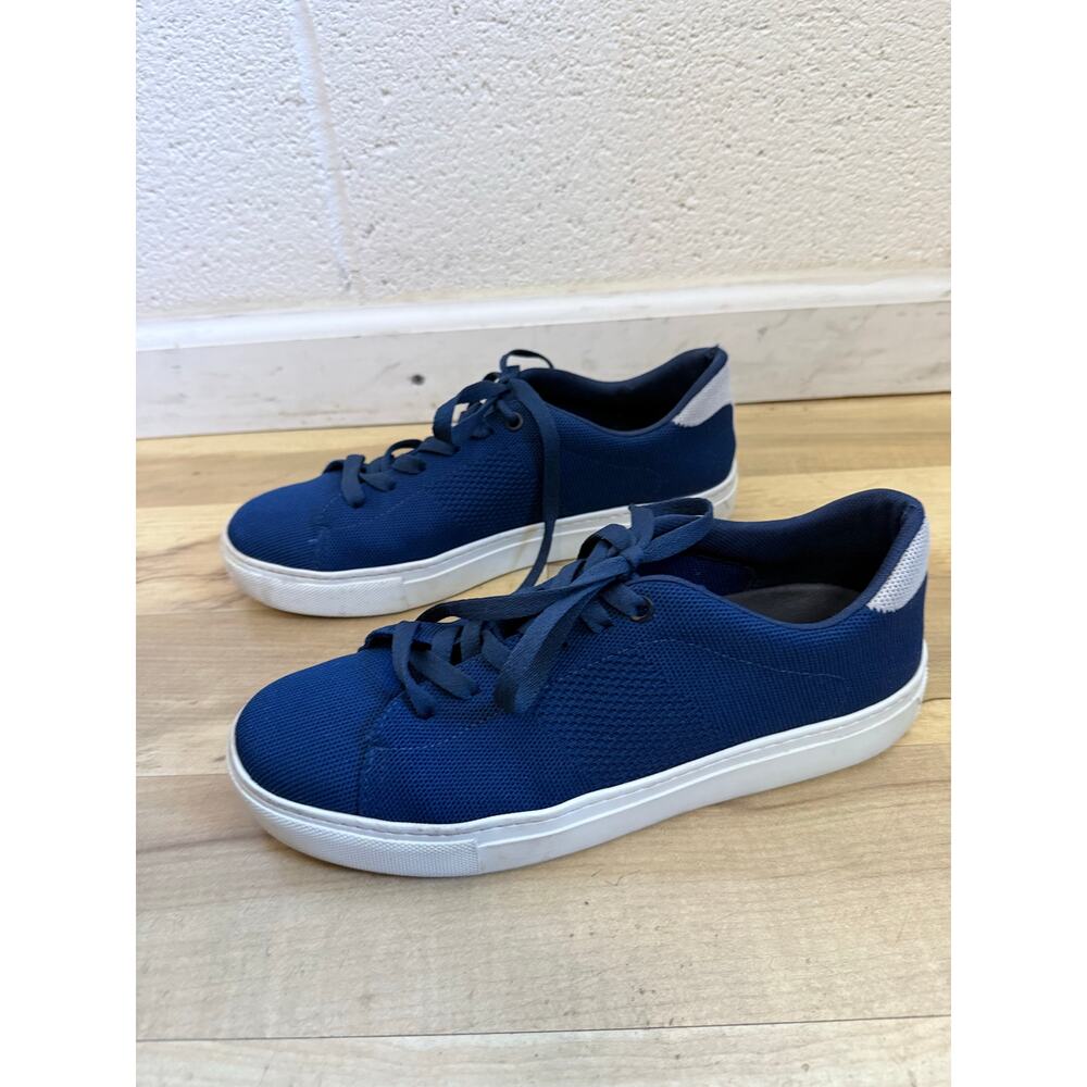 GREATS Brooklyn navy blue white Royale knit lace up sneaker shoes - Picture 5 of 12